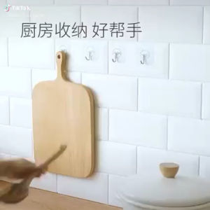 Móc treo dán tường trong suốt loại dán tường chịu lực 5 kg móc treo đồ vật trong nhà siêu rẻ tiện lợi. Đa chức năng