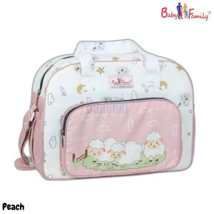 Tas Besar Baby Family Sheep Series BFT1103 Seri 11 Motif Lucu Diaper Bag Abu Biru Coklat Peach