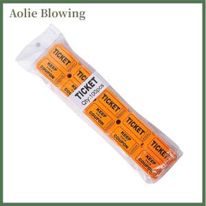 Aolie 100 Pcs Raffle Tickets For Classroom Lottery Roll Of Single Paper Labels Drink Events Raffle Tickets Celebration Event Tickets