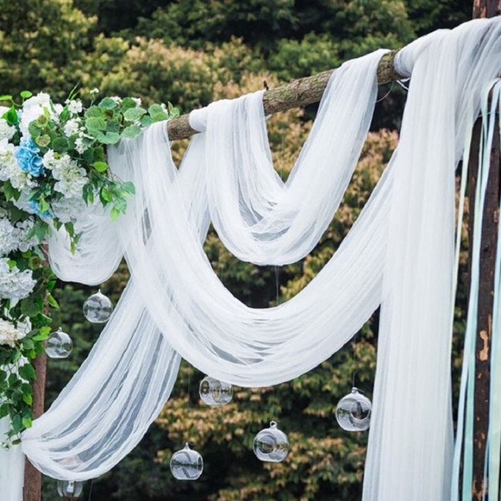 70 Voiles De Fée Tulle Organza Blanc Avec Bords Satinés - Sachets Cadeaux Mariage DIY Confetti