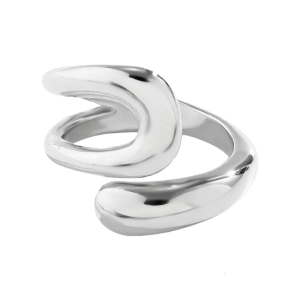 Exaggerated Adjustable Open Ring Fashionable and Versatile Finger Ring Party Wear Stylish Geometric Accessory