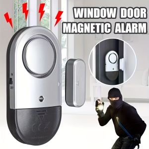 1/3pcs Wireless Door Window Alarm Door Open Alarm Magnetic Burglar Alert Sensor 120 DB Loud Door Alarms For Safety Front Door Alarm For Home Security Bedroom Pool Cabinet Business Safe Include Batteries