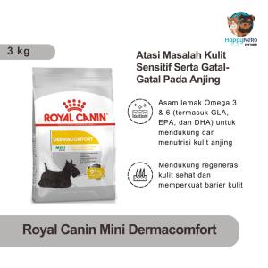 ROYAL CANIN DERMACOMFORT MINI 3KG - DOG FOOD FOR HEALTHY SKIN - MINI DERMA