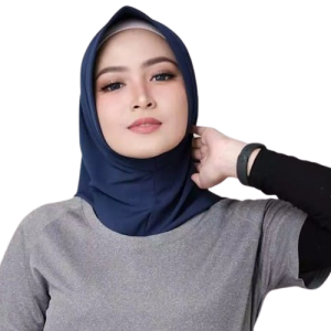 BISA COD) Hijab Sport Kerudung Olahraga Volly Bahan Jersey Premium