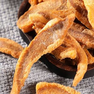 Fat residue Qingdao crispy pork strips thin eight fat two freshly fried boutique air-dried meat