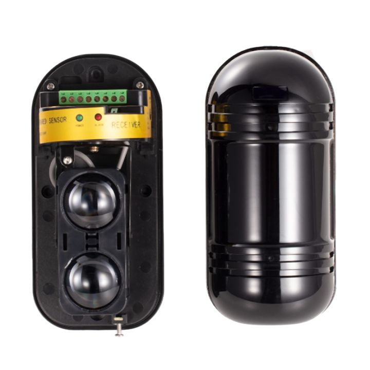 Two 2 Infrared Detector Alarm ABT-100 Perimeter Alarm Anti-Glare Up to ...