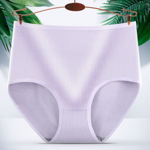 CoCo Bear Ladies Plus Size M-XXL Panties Simple Solid Color Stretch Cotton Antibacterial Skin Friendly