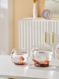 ตู้ปลา ตู้ปลาพลาสติก ตู้ปลาทอง ตู้ปลาหางนกยูง ตู้ปลากัด ตู้ปลาพลาสติก ทรงกลม แข็งแรง ไม่แตกเมื่อตก ตู้ปลาพลาสติก  แข็งแรง ไม่แตก