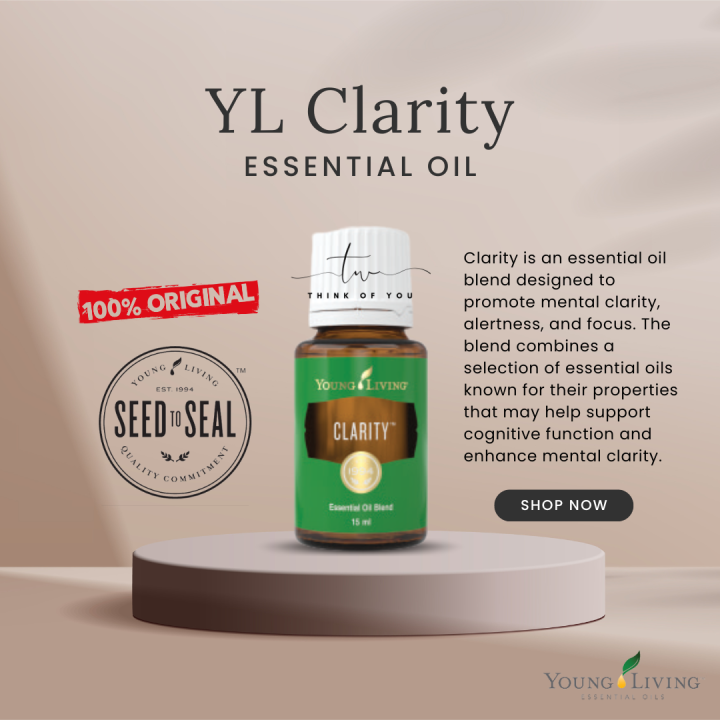 Young Living ワイエル クラリティー エッセンシャルオイル 15ml Amazon.com: Clarity Essential Oil Blend by Young Living, 15