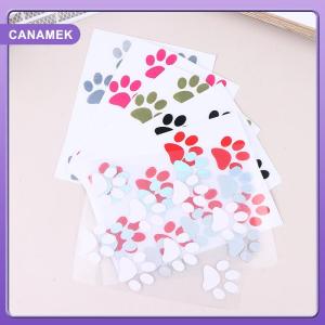 【CANAMEK】 DIY Cute Cat Paw Bike E-Bike Frame Reflective Stickers Bicycle Body Road MTB Bikes Tube Moto Helmet Vinyl Decals Accessories