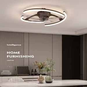Led Light With Fan Chandelier Fan Light LED Celling Fan Light Zhongshan Lamp Smart Electric Fan Ceiling Fan Ingenious Craft 风扇灯