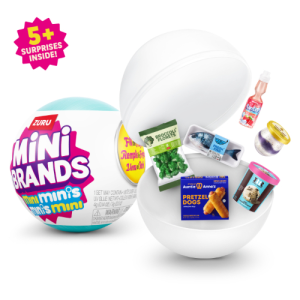 SG 【Ready Stock】ZURU Mini Brands– Mini Fridge Playset Kawaii & Mini Minis Capsules Fun Toys for Kids