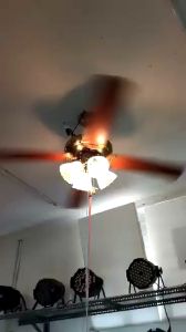 American Star 52inch Ceiling Fan Decor 4 Blade 4 Light Fixture