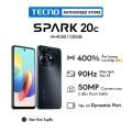 Điện thoại Tecno SPARK 20C - Octa Core - Dynamic Port - 6.56'' Tần số quét 90HZ - Hàng Chính Hãng. 