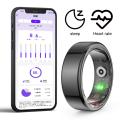 R02 Smart Ring Fitness Tracker Ring 5.0 Bluetooth-Compatible Sleep Monitor IP68 & 5ATM Waterproof Wearable for Android for IOS. 