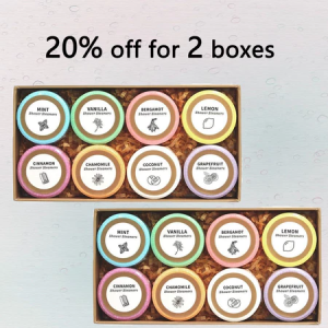 Aromantic Shower Steamers Aromatherapy Bath Steamer Essential Oil Shower Tablet 30g x 8pcs Mother Day Gift Ideas