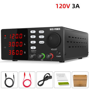 NICE POWER Memory Function แหล่งจ่ายไฟ Dc ตัวควบคุมแรงดันไฟฟ้าแบบปรับได้220V ถึง12V แหล่งจ่ายไฟสำหรับซ่อมโทรศัพท์มือถือแหล่งจ่ายไฟ DC แบบปรับได้30V 10A LED Lab Bench แหล่งจ่ายไฟ Stabilized Switching Power Supply Regulator 60V 5A 30V5A 120V3A