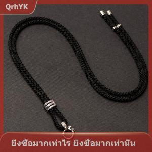 【QrhYK】 สร้อยคอพระพุทธรูปไทยสายคล้องจี้พระเครื่องสร้อยคอที่สง่างามเครื่องประดับเชือก