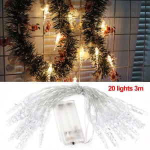 YESPERY 3M Christmas Icicle String Light Xmas Tree LED Icicle Lights Christmas New Year Home Party Decorative Light