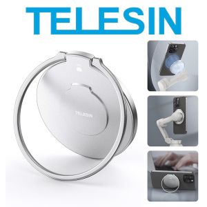 TELESIN Magnetic Phone Holder Ring Grip Finger Mount Stand for Mobile Smartphone