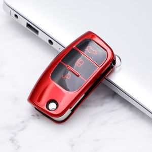For Ford Focus 2 MK2 Fiesta Mondeo Galaxy Falcon Territory Ecosport Car TPU Folding Key Cover Bag Shell Case Protector