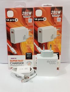Charger For XM 14 Pro 280W Fast Charger Support Fast Charging