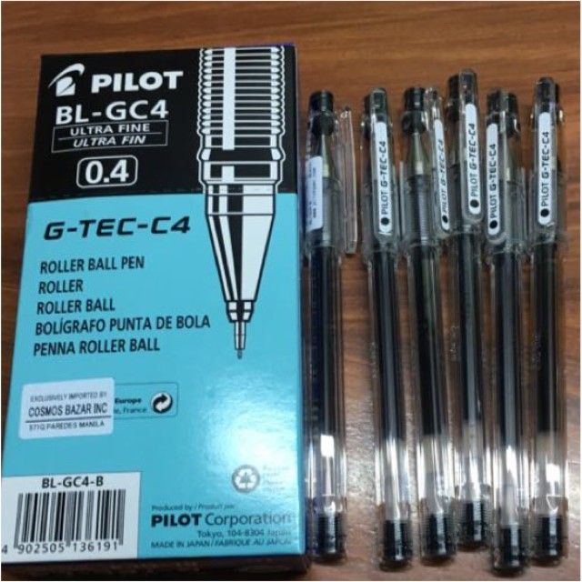 PILOT G TECH .4 AND G TECH .3 color black