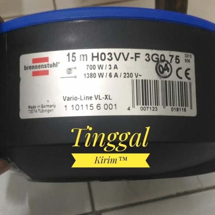 Free Ongkir kabel roll cable roll BNS 15 meter. Kualitas premium. Made in Germany Murah