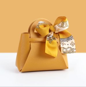 European Style Leather Gift Bag Goodies Bag Doorgift Bag Wedding Beg Kahwin Candy Gift Bag Kotak Telur Bag Kenduri