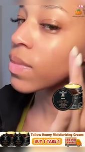 Beef Tallow Moisturizer 60g Natural Tallow and honey Moisturizing cream gently hydrating non-sticky