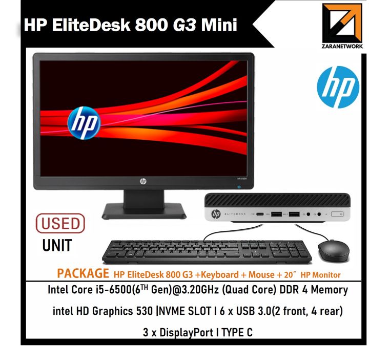 Full Set Pc HP EliteDesk 800 G1 SFF/800G G2/800 G3/intel Core i5 (UP TO
