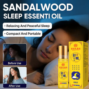 Tranquil Sleep Essential Oil Massage Roll-On Relieve Anxiety Improve Insomnia Fall Asleep Quickly Natural Herbal Extract Sleep Aid Oil