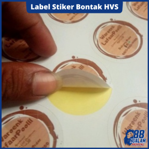 Cetak Stiker Label Murah / Stiker Bontak HVS / Stiker HVS A3+