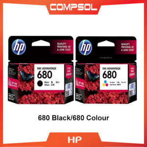 HP F6V27AA 680 Bk + F6V26AA 680 Clr Ink Cartridges