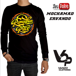 Kaos Lengan Panjang Pria Ramadhan Race Distro Terbaru