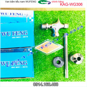 Nhấn xả tiểu nam Wufeng KAG-WG306 Chrome Van tiểu mini Taiwan xả nước mạnh sử dụng siêu bền