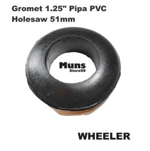 Karet Gromet 1 1/4 Inch Uniseal Packing Sistem Dutch Bucket Hidroponik Seal Filter Air 1¼ inch 1.25 inch Pipa PVC