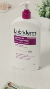 Lubriderm Advanced Therapy Body Lotion Fragrance-Free Lotion for Extremely Dry Skin Pro-Ceramide Hydration for Itchy Dry Sensitive Skin Hand and Body Lotion Non-Greasy Hypoallergenic 32 Fl Oz