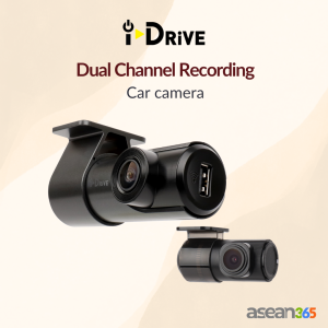 iDrive IX66 Car Dash Camera Full HD 1080P | Night Vision | Wide-Angle Lens | G-Sensor | Loop Recording | Parking Monitor