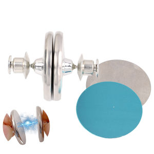 2pairs Curtain Magnetic Buckle Fixing Fasteners Detachable Home Bedroom Shading Curtain Lock DIY Craft Home Decoration