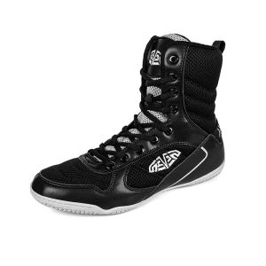 Terlaris Fashion Sepatu Tinju Pria Boxing Shoes Sport Olahraga Casual Sepatu Gulat Keren Anti Slip Karet Kekinian 355