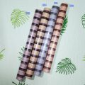 Wallpaper 10M x 45CM PVC Self Adhesive Waterproof Stripe Wood Grain Design Home Decor Wall Decor Tv Background. 