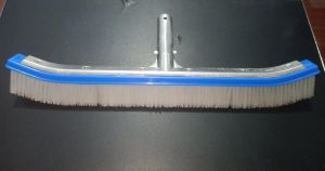 Curved Nylon Brush for Swimming Pool with  Aluminum Handle (heavy Duty)
