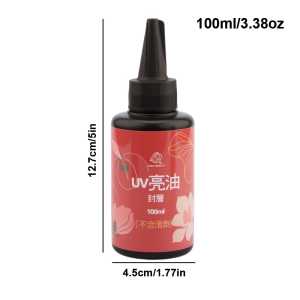 Glossy UV Sealer Resin 100ml 200ml Shiny Finish Clear Sealant Varnish  UV Resin Top Coat DIY Arts Crafts Jewelry Making