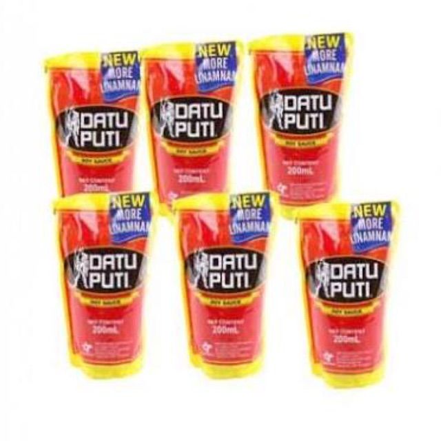 Datu Puti Box Datu Puti Soy Sauce (200ml x 6pouch) | Lazada Philippines