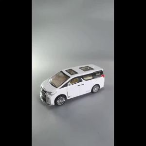 Kids Toy Car /6 doors can be opened /light& Music/ Inertia/  Toyota Alphard Luxurious  Car  Model  Toy Cars car  Toy  For Boys Baby Gift