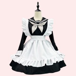 Cosplay đáng yêu phong cách thủy thủ Maid Vai chơi đồng phục Kawaii quần áo cô gái cộng với kích thước trang phục phim hoạt hình trang phục cộng với kích t