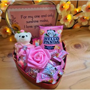 ✨ Pink Bear Lovely Plush Giftset Ready to Gift Ideas Bundle for Girlfriend Boyfriend Valentines Day Monthsary Anniversary Holidays