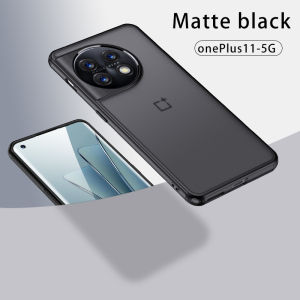 Wlons เคสแข็งกันแรงกระแทกสำหรับ OnePlus 11 5Gเคสใสโปร่งแสงฝาหลังป้องกันทุกส่วนของเคสป้องกันสีเหลือง