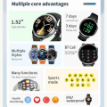 ACOOLB 【🚀Malay Shipment】Smartwatch Z93 PRO 1.52" AMOLED HD Screen Heart Rate Bluetooth Call Smart Watch Men For IOS Android Waterproof Smart Watch. 